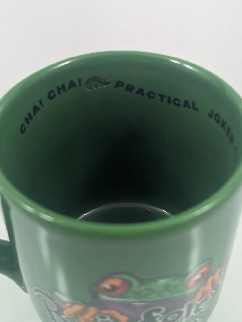 Rainforest Cafe Cha Cha Tree Frog Green Mug Ceramic Coffee Cup